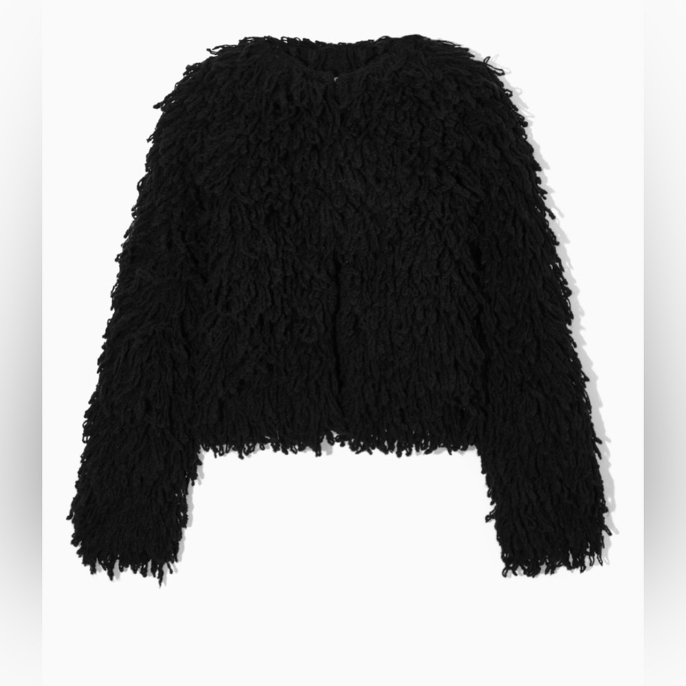 SOLD COS Loop Knit Wool Jacket